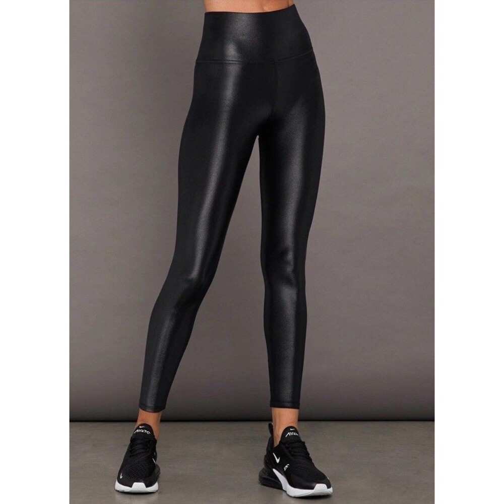 Carbon 38 Takara Shine Black Leggings Small High Rise Womens Yoga Gym Athletic
